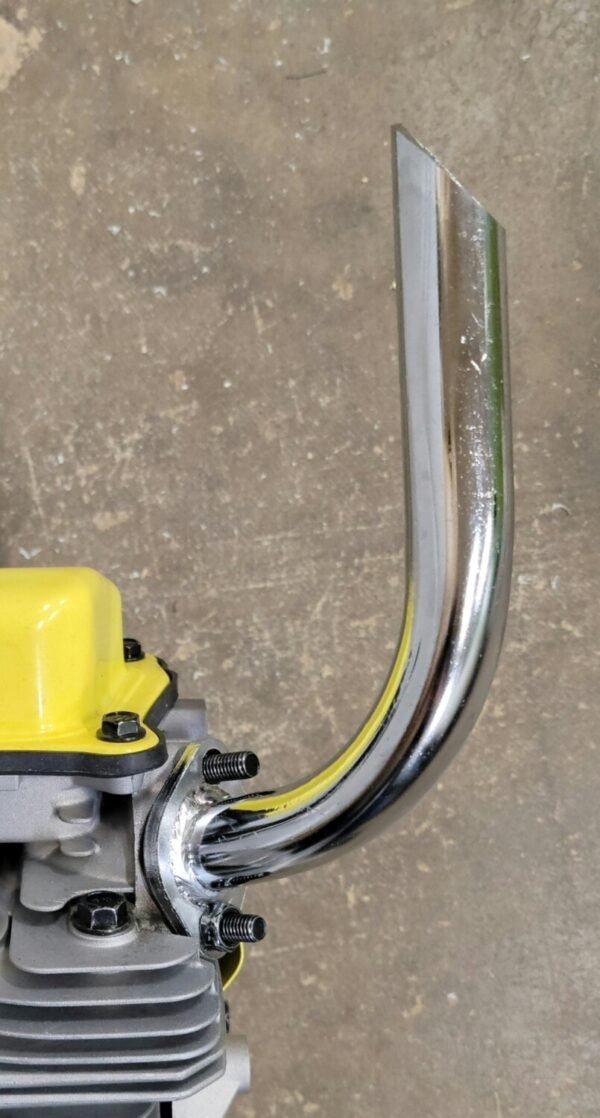 Side Exit Mini Bike Pipe (short angle cut)