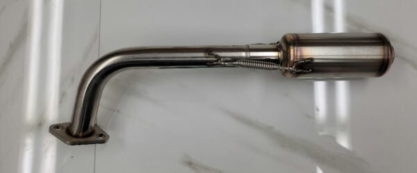 Stainless side exit pipe/muffler combo