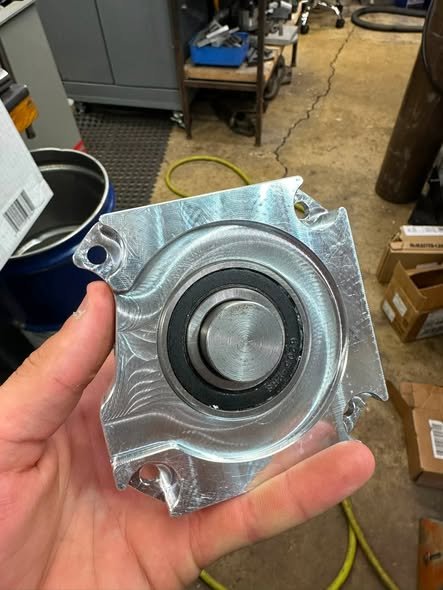 Custom 3rd Bearing Flywheel Support